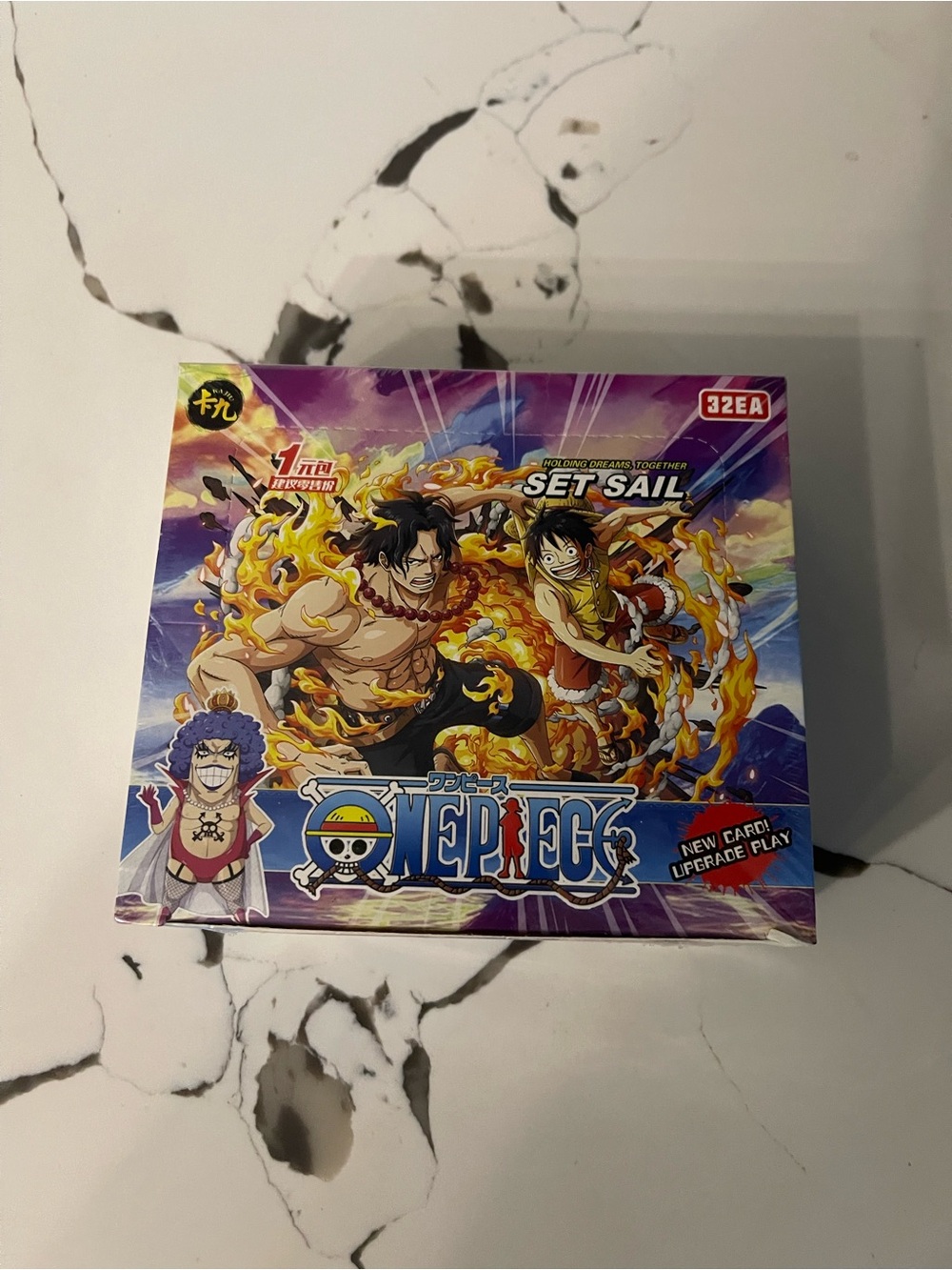 One Piece Set Sail Sealed Anime Trading Card Box Rare Collectible.